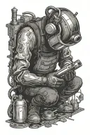 welding tattoo design idea