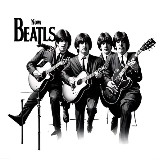 The Beatles "Now & Then" tattoo design idea