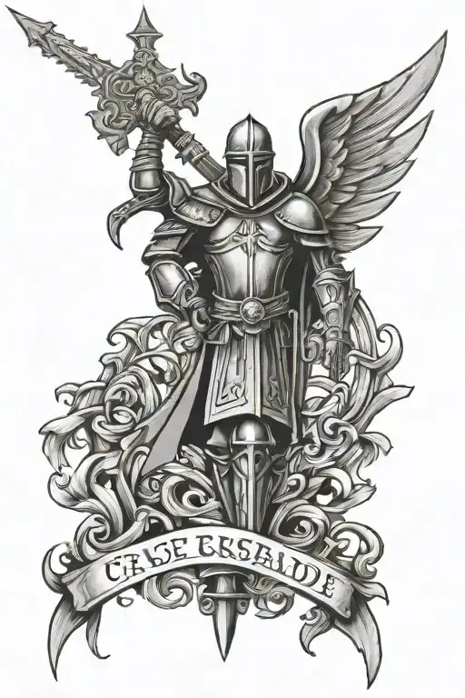 crusade tattoo design idea