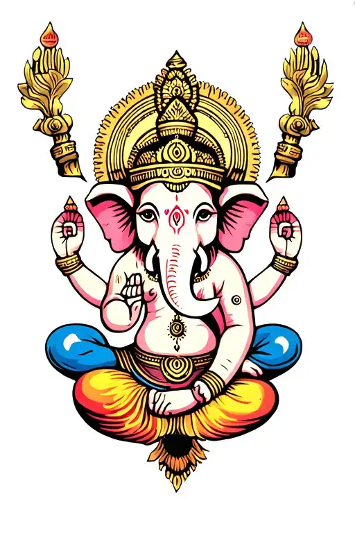 ganesh god tattoo tattoo design idea