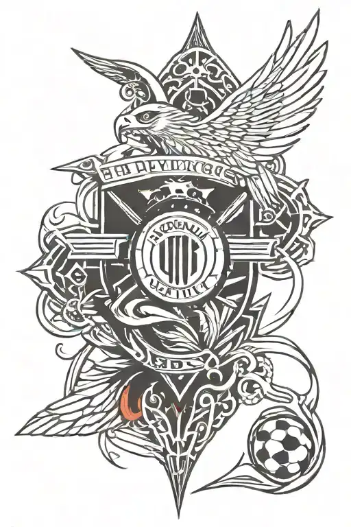 benfica logo tattoo design idea