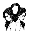 Giant titty lesbians tattoo design idea