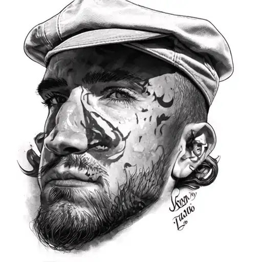 Andrew Tate tattoo design idea