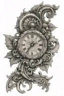 roman numeral dates 12 17 2007 incorporated tattoo design idea