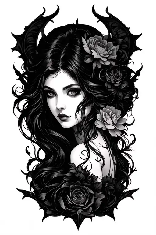 Lilith diablo 4 tattoo design idea