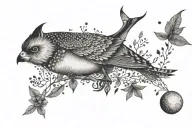 freedom and nature  tattoo design idea