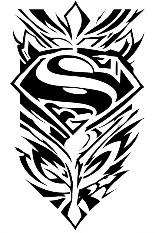 superman logo for forearm tattoo tattoo design idea