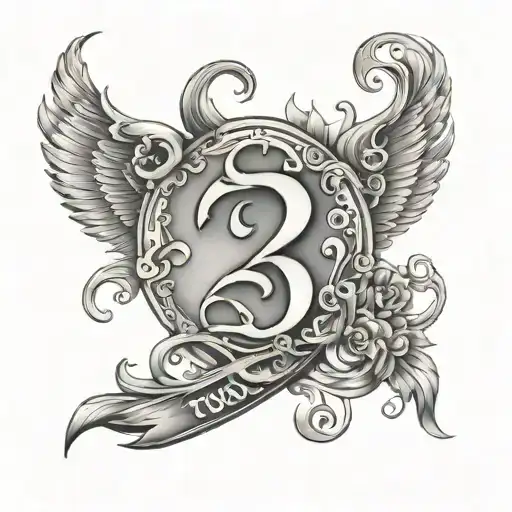 number 20 in tombola tattoo design idea