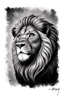 Lion King tattoo design idea