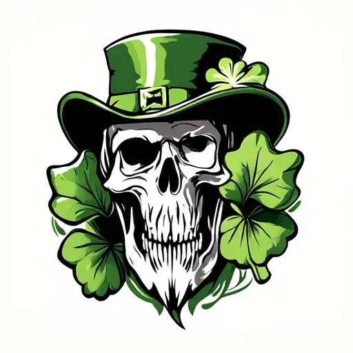 fighting Irish heritage tattoo design idea