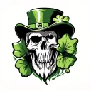 fighting Irish heritage tattoo design idea