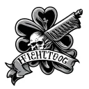 fighting Irish heritage tattoo design idea