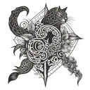 Problems having discipline and putting in the work in my daily life tattoo design idea