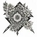 Problems having discipline and putting in the work in my daily life tattoo design idea