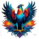 sobriety date into a phoenix tattoo design idea
