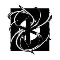cross intertwined tattoo design idea
