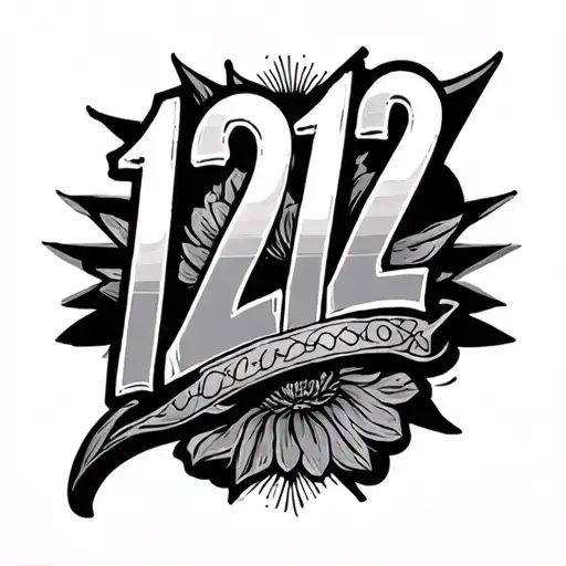 "1212" "1212" 121212 tattoo design idea