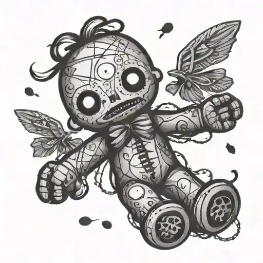 Voodoo Doll tattoo design idea
