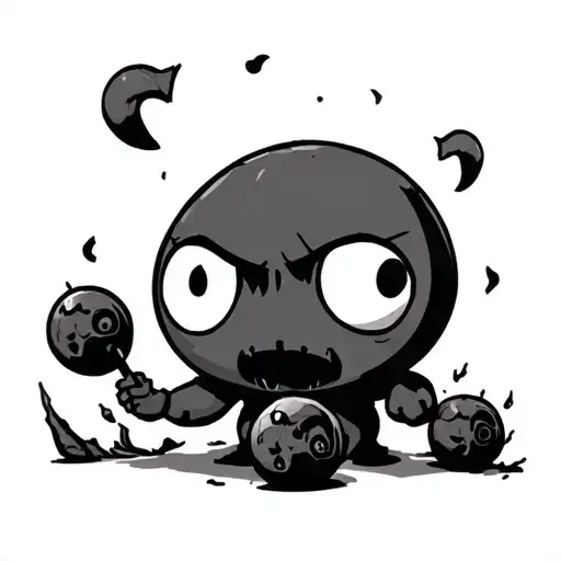 Binding Of Isaac tattoo design idea