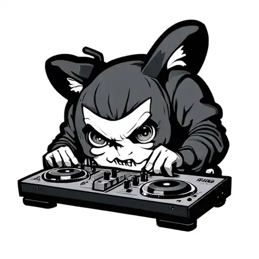 boo boo djing tattoo design idea