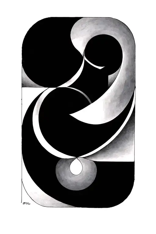 MC Escher-inspired optical illusion tattoo tattoo design idea