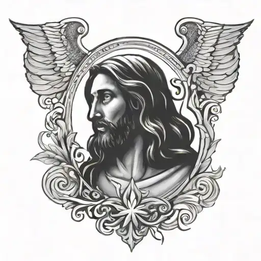 hard fought hallelujah glorify jesus tattoo design idea