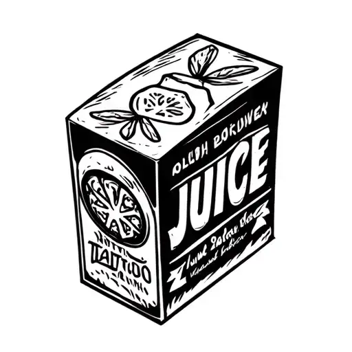 juice box old school tattoo tattoo design idea