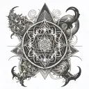 quantum immortality tattoo design idea