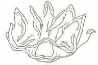badger paw print tattoo design idea
