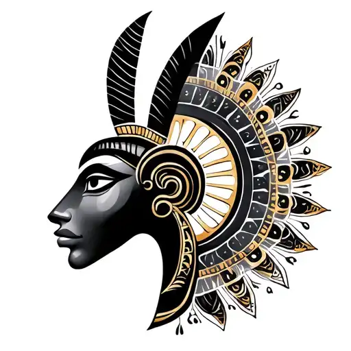 kokopelli sacred geometry golden ratio tattoo design idea