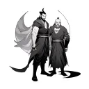 zuko and iroh gifted prince tattoo design idea