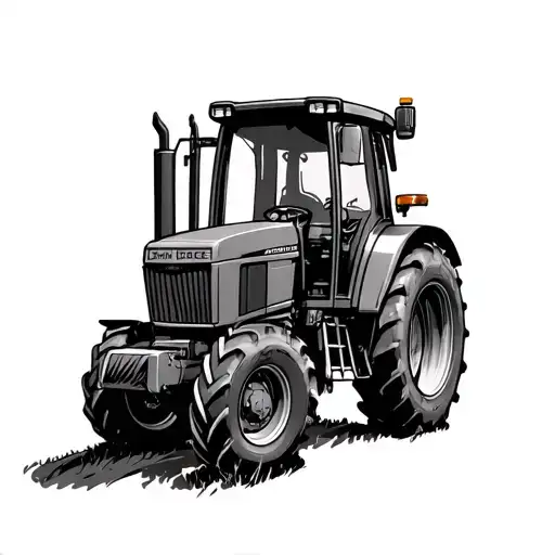 John Deere tractor tattoo design idea
