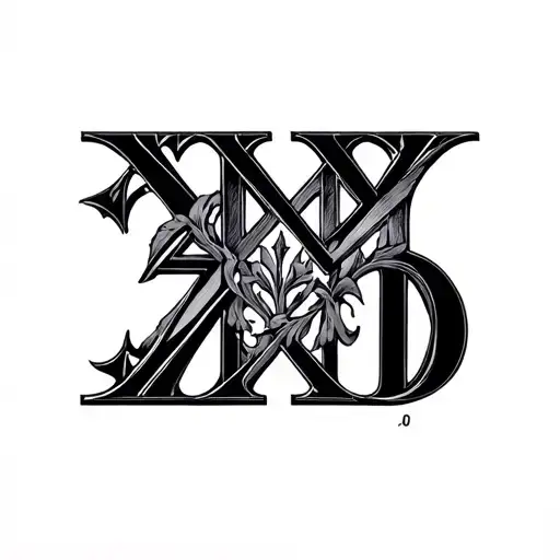 1980 Roman Numerals tattoo design idea