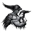 Family Protector tattoo design idea