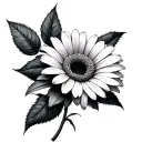 Gerbera tattoo design idea