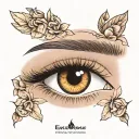 eyebrows microblading tattoo design idea
