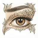 eyebrows microblading tattoo design idea