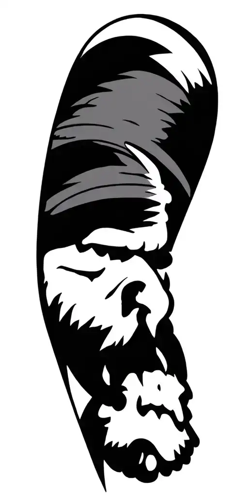 historical socialist symbols integrated tattoo design idea