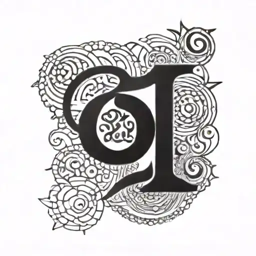 year 2000 written tattoo design idea