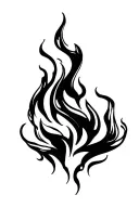 flames tattoo design idea