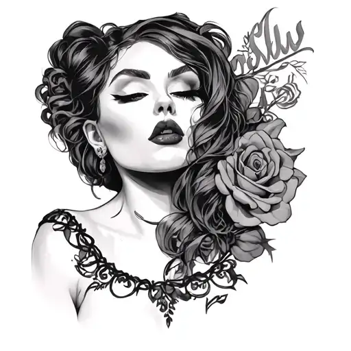 Slut tattoo design idea