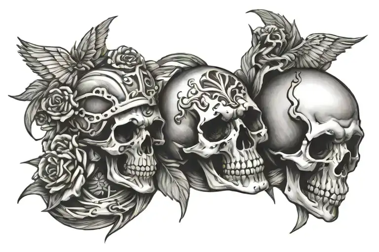 Either win or die tattoo design idea