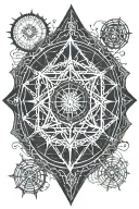 helm of awe & web of wyrd tattoo design idea