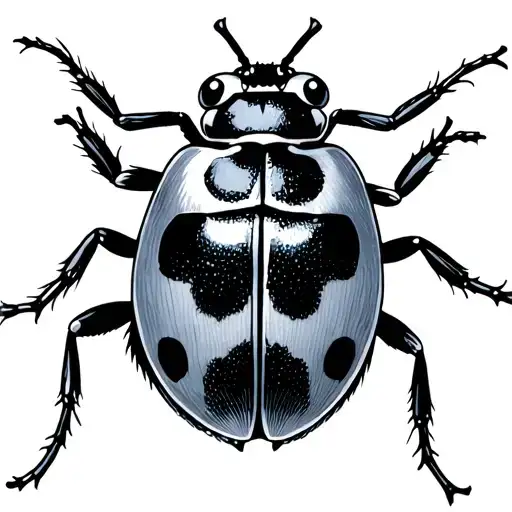 little ladybug tattoo design idea