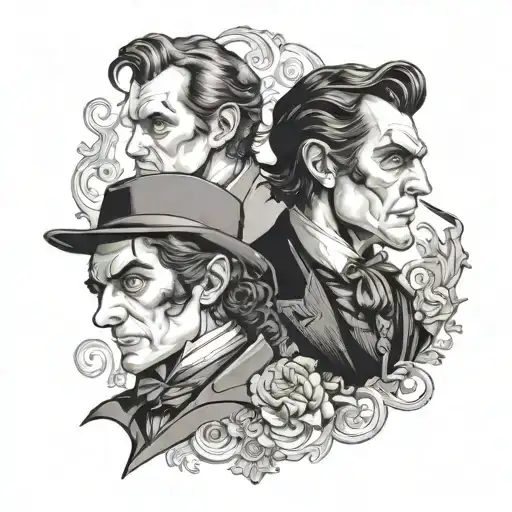 Jekyll And Hyde tattoo design idea