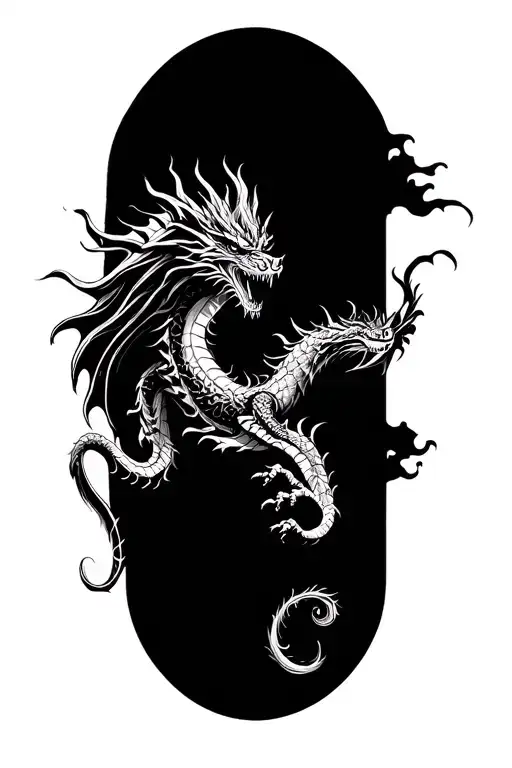 dragon tattoo tattoo design idea