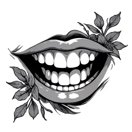 And Yet I Smile tattoo design idea