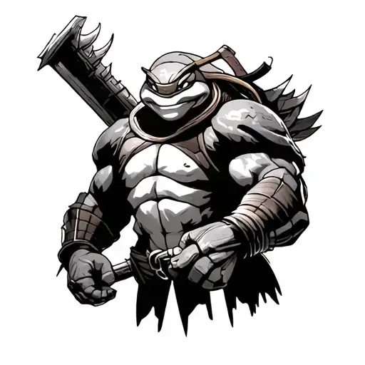 TMNT SHREDER tattoo design idea
