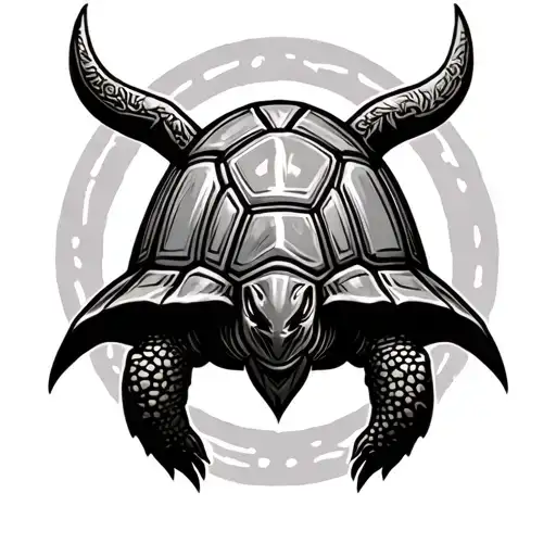 Viking Turtle tattoo design idea