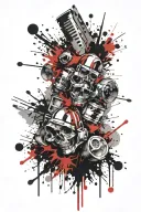 3D tattoo design idea